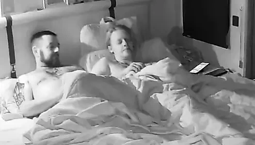 Horny husband filled me up with his hot cum