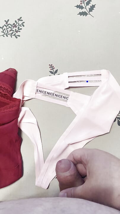 Cumming over my thong
