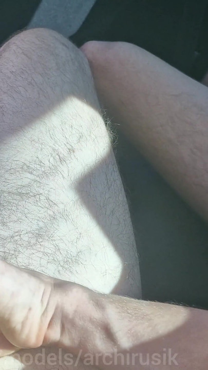 Thrilling moment from "hot cumwith big dicks in the car doused each other with hot sperm!"