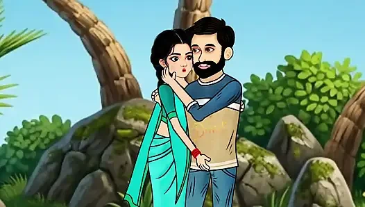 The husband and wife sat in the boat and went to the sea and there the husband fucked his wife with a big penis, a beautiful wife with big boobs.