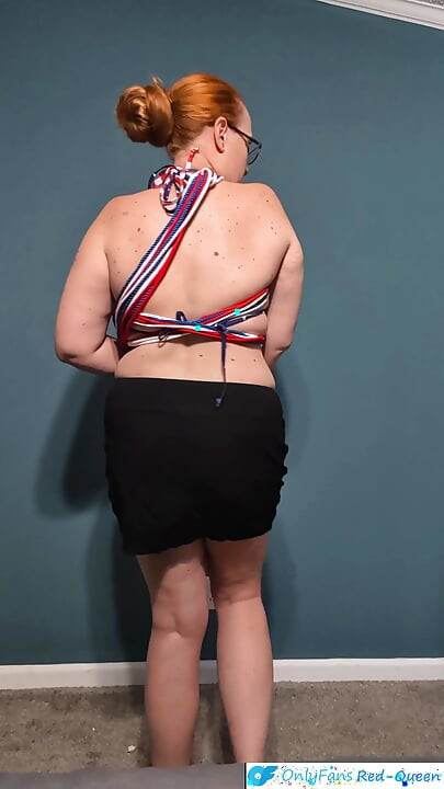 Shibari Rope Self Tie Guide - Independence Day Red White & Blue Heart