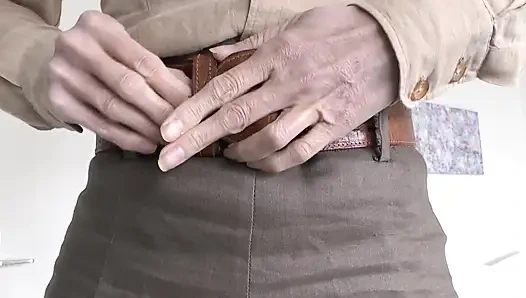 Exciting Belt Try-on with a Linen Skirt, Part 3, Lady Victoria Valente