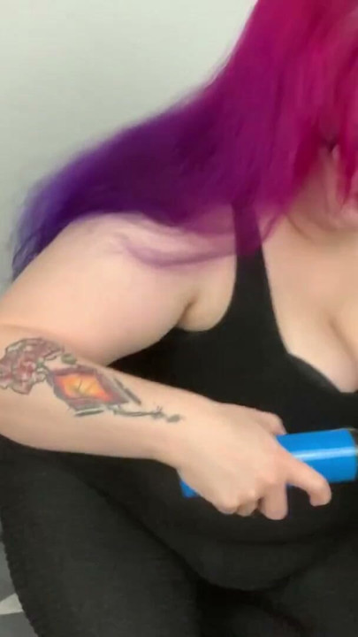 Deutsche Gothic-BBW Abby Strange, looner fetish: blow to pop | Clip 2