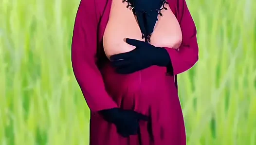 Indian beautiful hijabi Muslim couple thirsty for sex