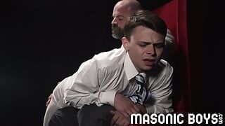 MasonicBoys Master daddy bear spanks and milks Austin Young