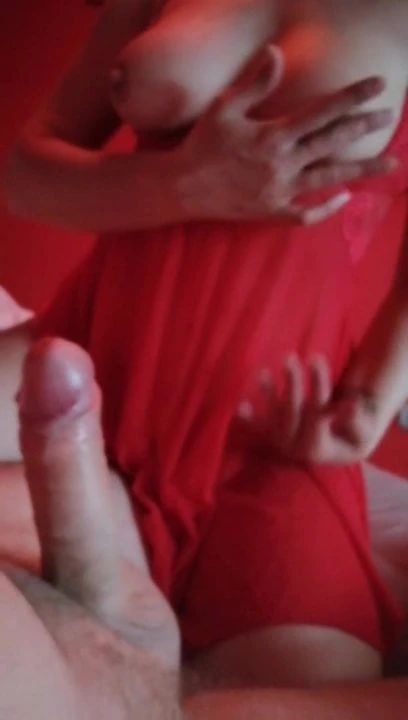 Lady in red