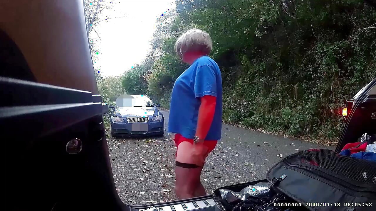 Parked in layby being watched