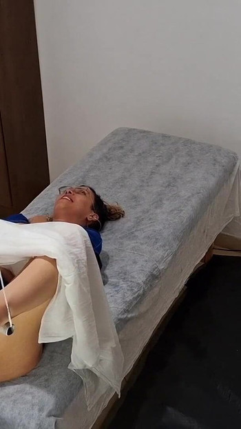 Emotional moment from "gynecologist takes advantage of patient's arousal and naivety to fuck her"