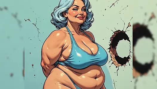 Curvy Women Swimsuit Art