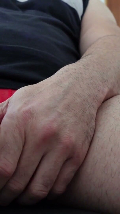 Evening masturbation horny daddy insert sperm stopper in urethra | Clip 1
