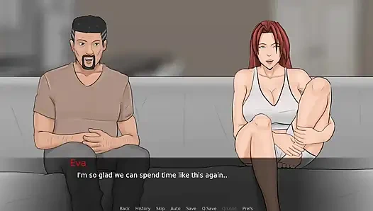 Eva'nın ecstasy #10 ateşli kızıl saçlı erkek arkadaşını üvey babasıyla aldatıyor