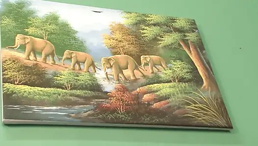 Hot girl sucks different cocks then gets fucked to cumshots in hot gangbang