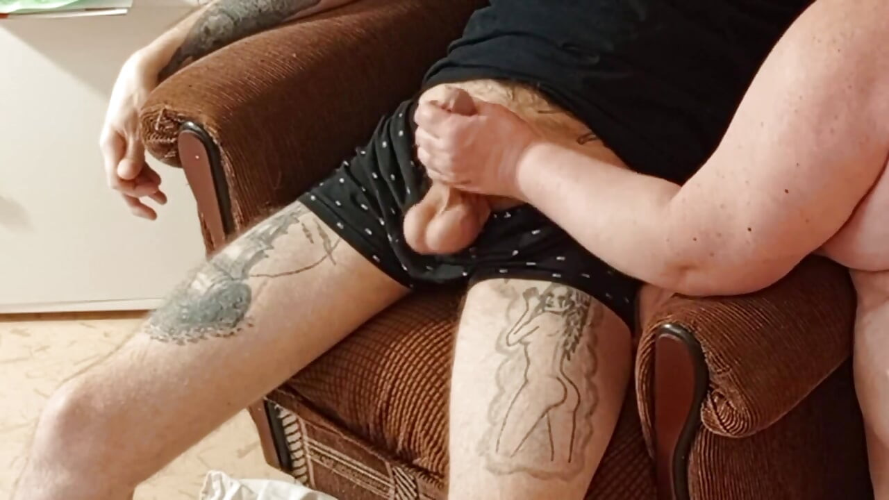 Naked Fat Mother-in-law Fingering My Dick Close up