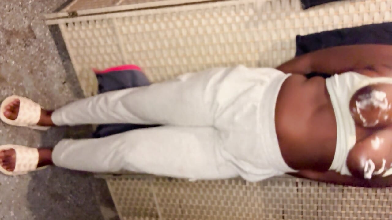 Alliyah Alecia Rubbing on Small Tits
