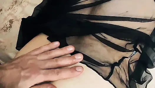 Sexy paar filmt echte leidenschaft zu hause sex