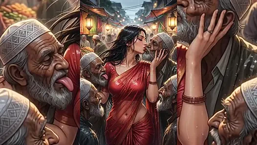 INDIAN MILFs and Bhabhi Totally Dominated by Filthy MUSLIM Men – Public Grouping & Corruption