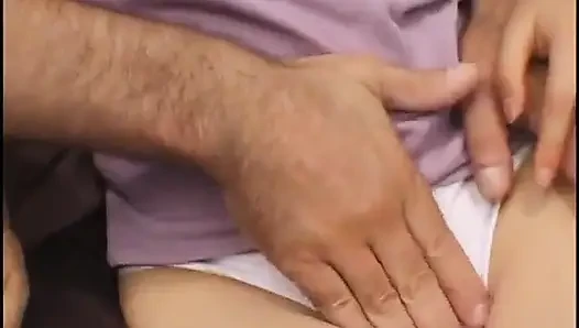 Asian slut's hairy pussy is combed and fucked