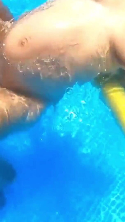 Impregnated in the Backyard then Pregnant Pool Sex with Big Belly | Clip 3