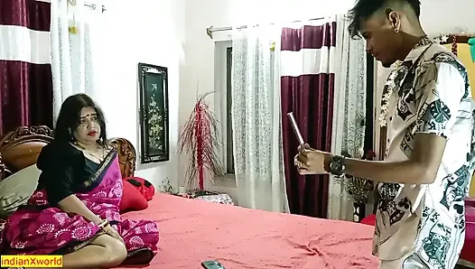 Indian New Stepmom VS Teen Boy. Hot XXX Sex!