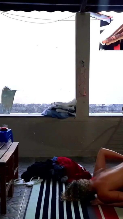 Must-see moment from "stepdaughter was smoking in the backyard and her stepfather seduced her until she had sex with him"