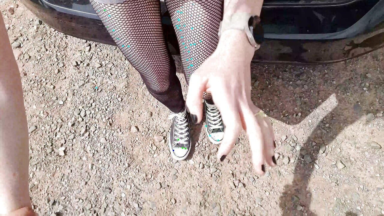 Redhead Goth Girl Gets Fucked In Car After Festival