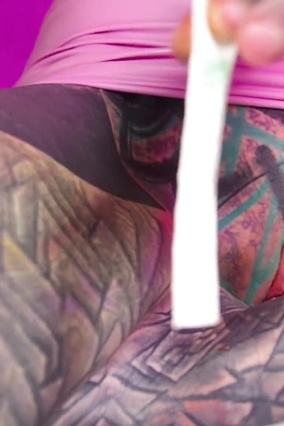 Solo Tattoo Girl Anal Masturbation - Self Assfuck