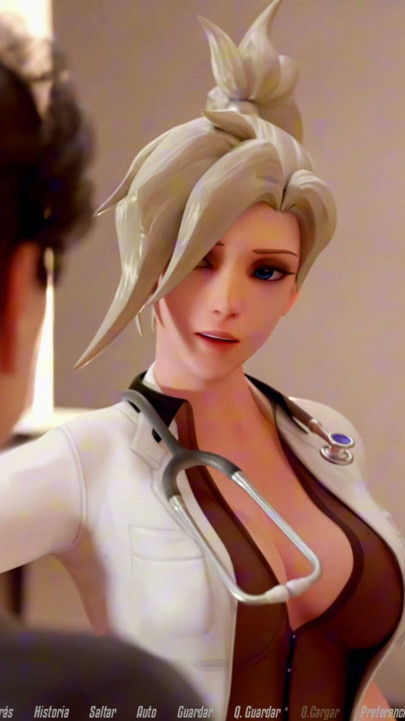 Overwatch XXX - เย็ดหี Pink Lady จาก Overwatch - เส้นทางของ Mercy | คลิป 1