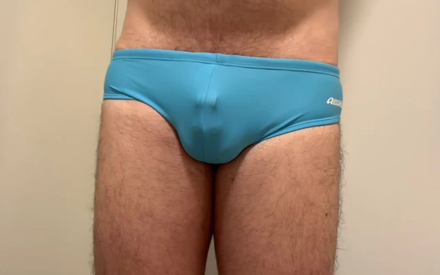 First Time Trying on Flat Chastity