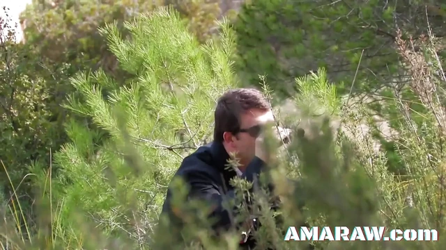 Lesbians Fayna Vergara and Wood Get Caught Playing with Their Pussies in the Forest