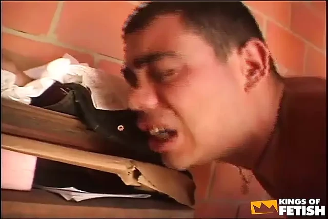 Twink with Hat Pumps His Horny Friend with Tight Ass on the Floor