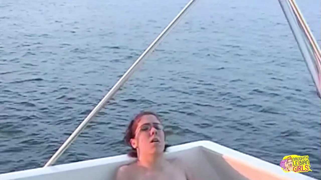 Three horny amateur lesbians eat each others pussies and masturbate while on a boat trip