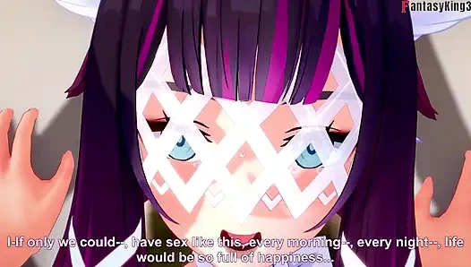 Columbina blowjob - Genshin Impact