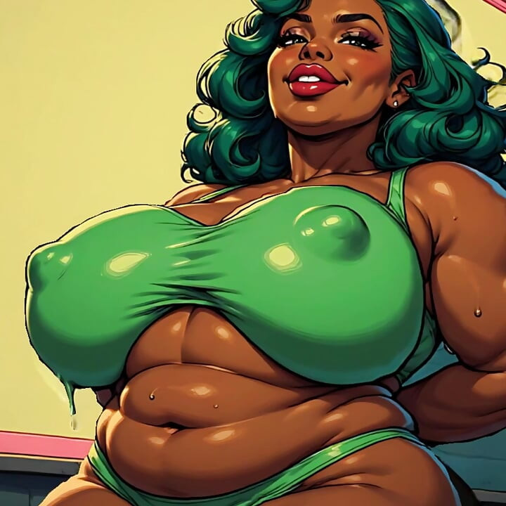 BBW Thick Black Women 3D