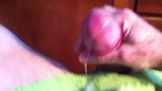 Final cum with electro zapping the balls