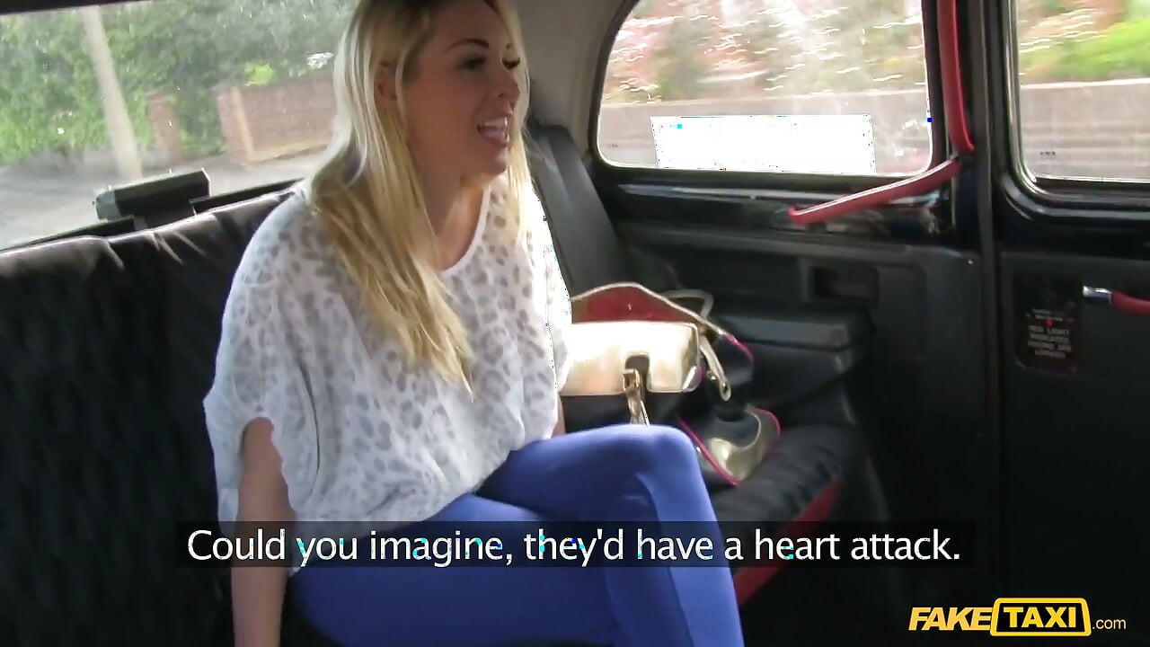 Fake Taxi - Taxi Cabbie Takes on a Busty Blonde for a Vigorous in-car Pounding Session