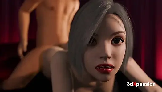 Hinter den karminroten Vorhängen: Leidenschaftlicher Sex nach einem guten