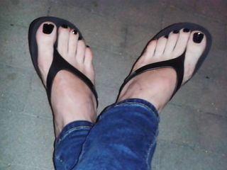 Tiras de plataforma - pés sensuais