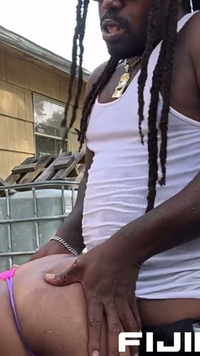 I told my pool man not to cum inside my tight teen pussy wtf! bro | Clip 1