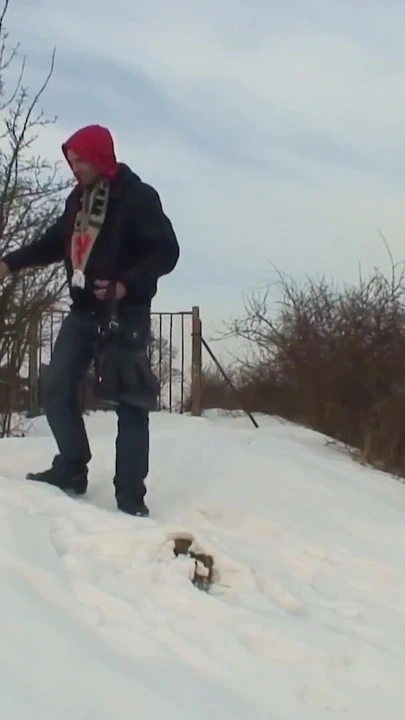 Emotional moment from "Real Czech Teen Street Whore Has Bareback Outdoor Sex for Cash"