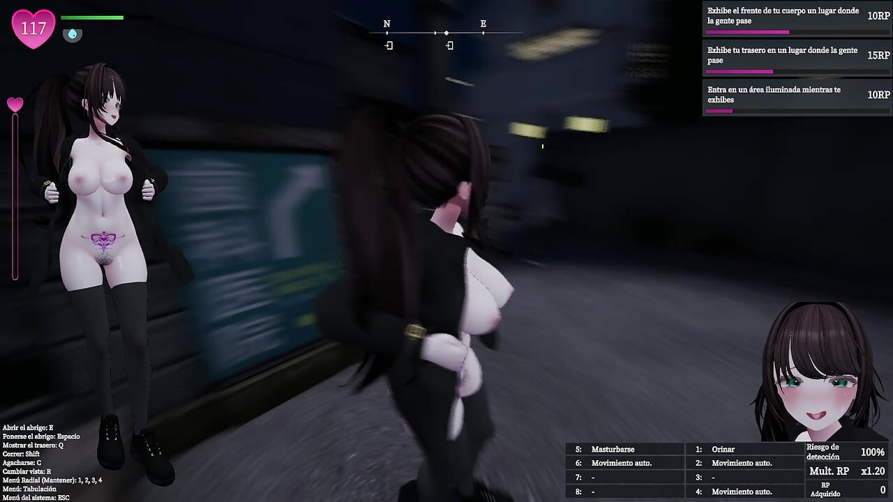 +18 एडवेंचर में नग्न Waifu -Secret Flasher