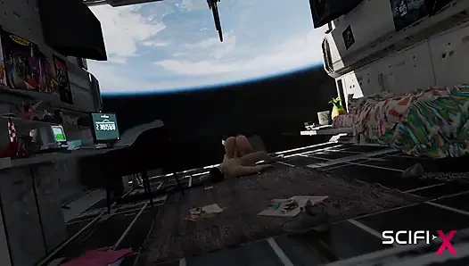 Nexus-3 Orbit Seduction - What Will Happen When His Dick Is in Her Ass and Pussy?