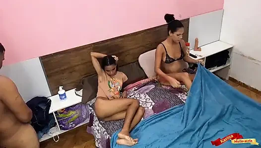 I Surprised My Husband by Inviting My Friend Over to Have Sex with Him.