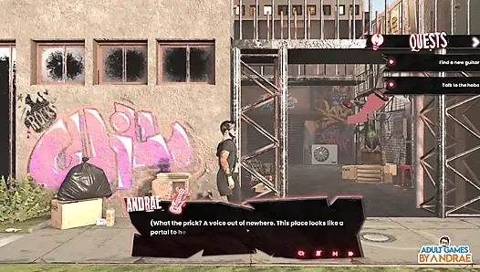 Sex, Sin & Rock'n'roll Gameplay Part 1 - Van Crash, Motel Stop & a Strange New Beginning