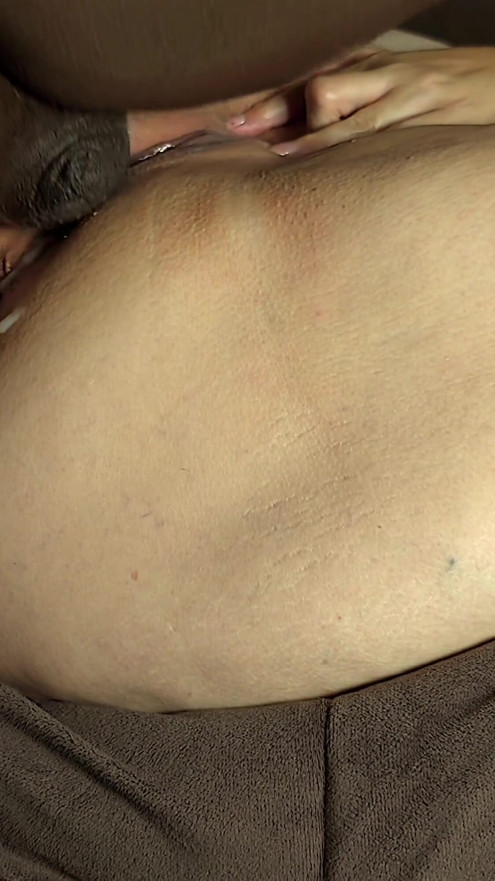 Big fat juicy ass booty white woman getting her pussy fucked close up and covered in black man milky cum, big tits BBW SSBBW | Clip 2