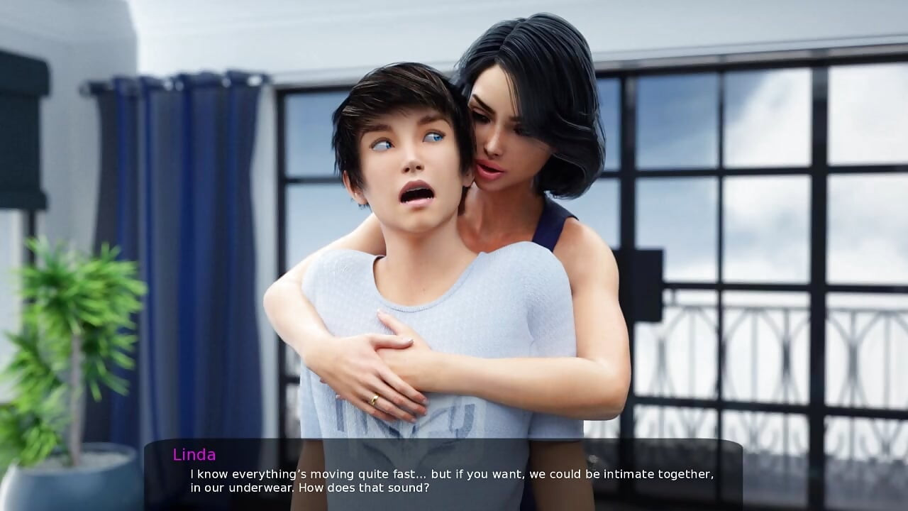 Milfy City v0.6e partie 26, une belle-mère prend soin de son beau-fils par Loveskysan69