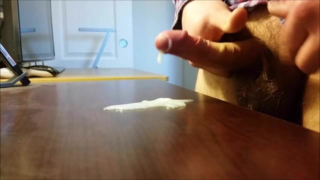 Close up sticky cum load