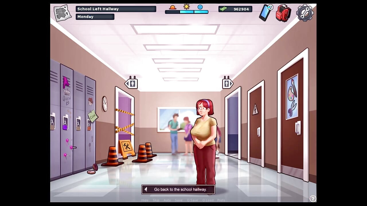 Summertime saga - Johannes megdugta Odette-et... A hölgyek és Johannes pörgették a bottelt.