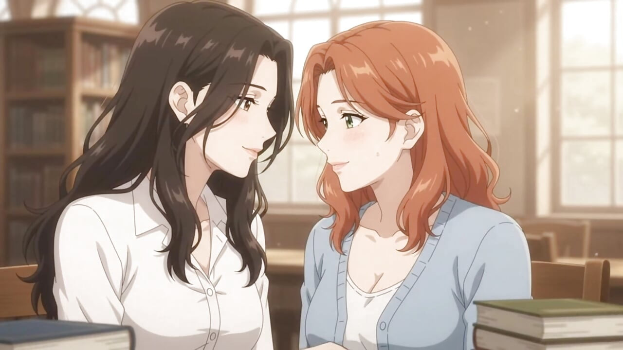 Two lesbian girls studying in liberty turn into intimate situation