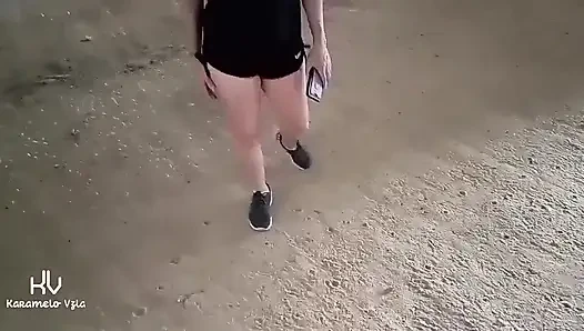 Pervert Shows Me His Penis in Public and I Couldn't Resist Trying It in an Abandoned Building
