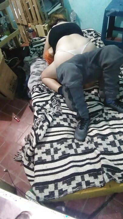 Girl with Montano Dress with the Mattress on the Floor